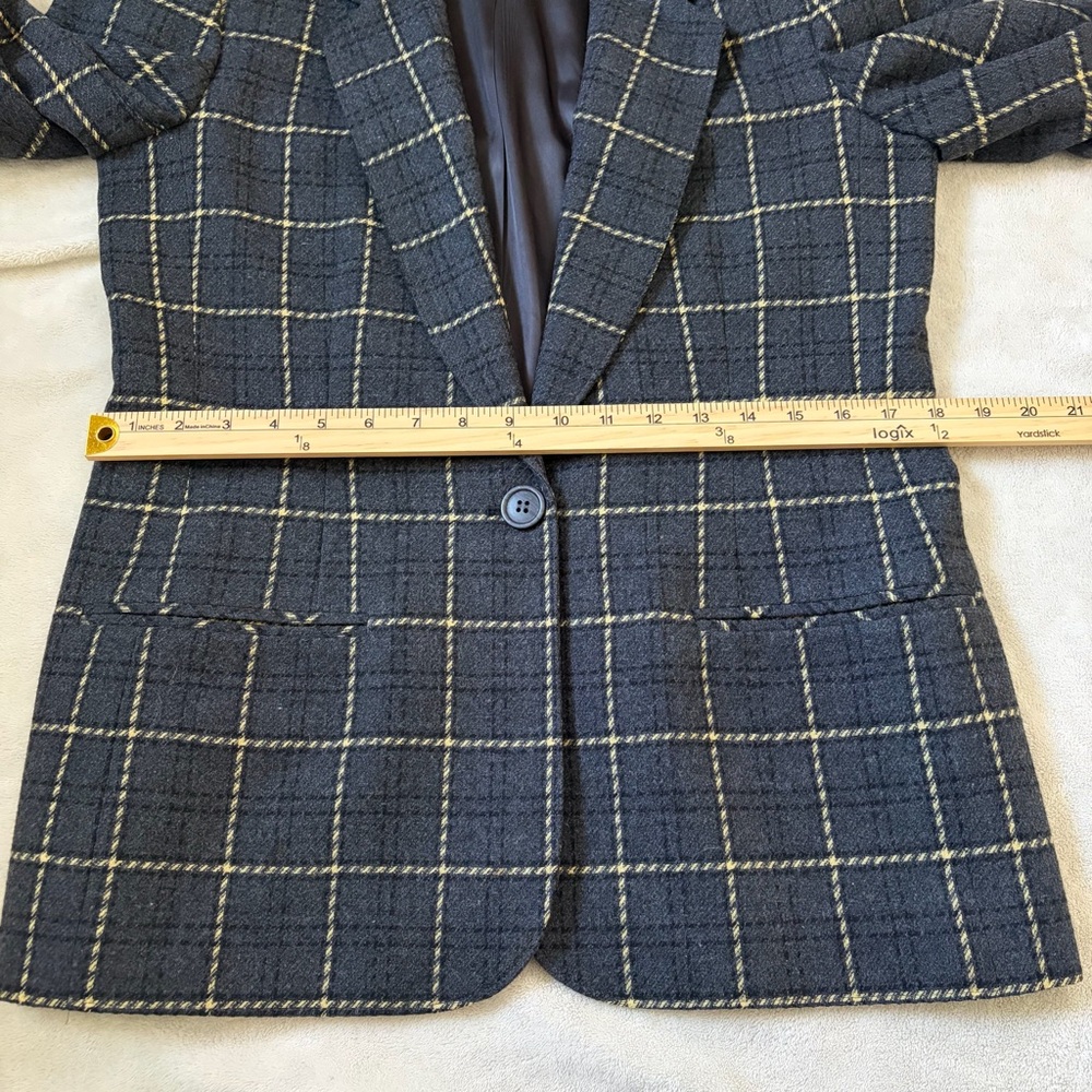 Vintage Pendleton Wool Plaid Blazer Jacket - Picture 7 of 14